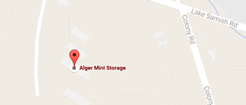 Alger Mini Storage Bellingham Map and Directions